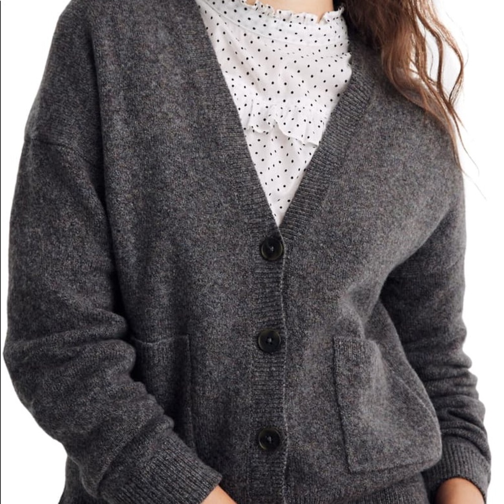 Madewell Short Kent Ex Boyfriend cardigan